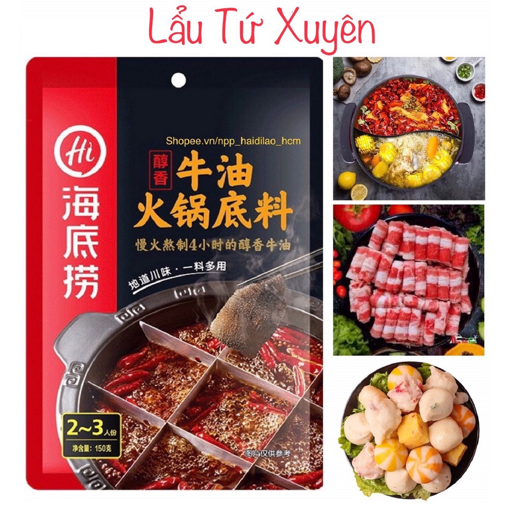 Gia Vị Lẩu Haidilao - giao nhanh - date mới