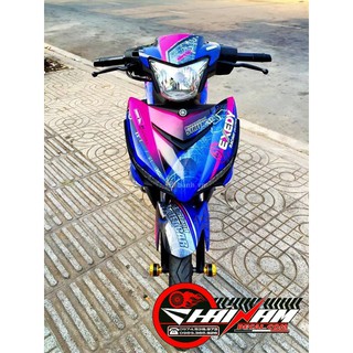 Tem Trùm Exciter 150 Xanh Tím Exedy