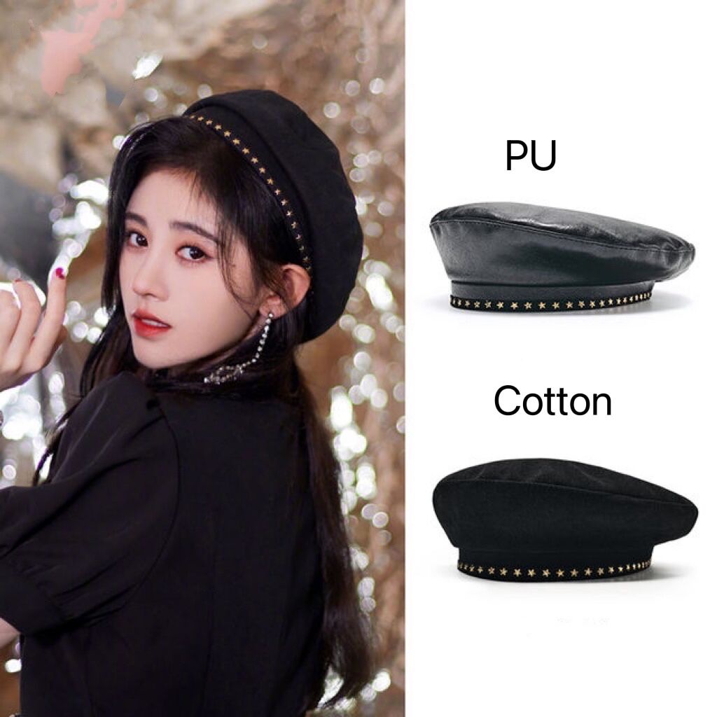 Mũ beret màu trơn mới cho nữ