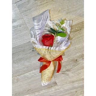 bó hoa sáp 1 bông lưới