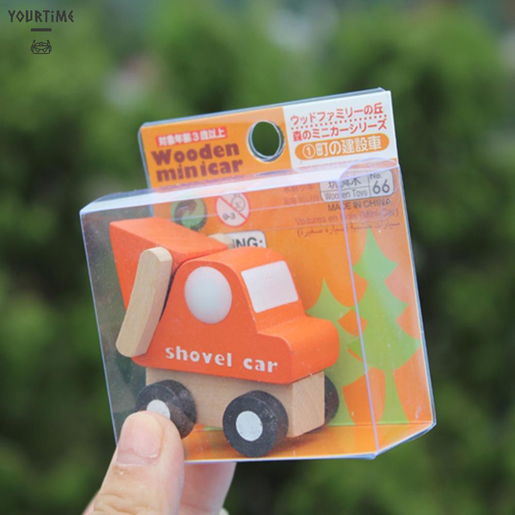 Đồ chơi Multi-pattern Creative Toys Mini Wooden Car Model Baby Kid Educational Gift