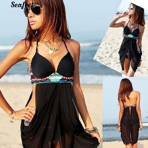 Bộ Đồ Bơi Bikini Áo Nâng Ngực Buộc Dây Cho Nữ | BigBuy360 - bigbuy360.vn