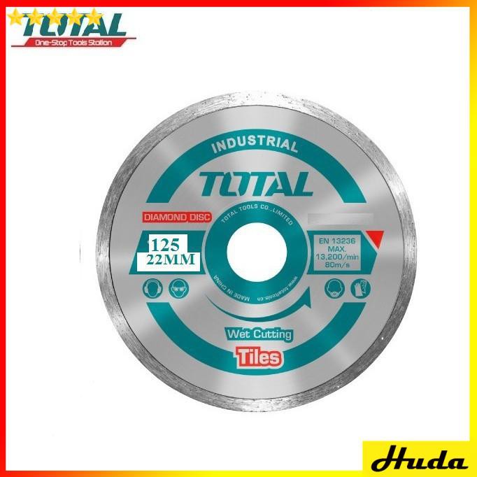125(5&quot;)x22mm Đĩa cắt gạch ướt có phủ hợp kim nhân tạo Total TAC2121253 uio