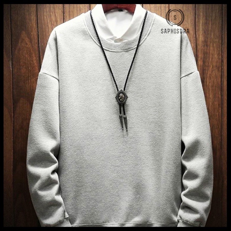 Áo Thun Sweater Nam Nữ Unisex Cao Cấp Vải Đẹp Áo Thun Tay Dài Cặp Đôi Thời Trang Form Rộng - Saphisdra | BigBuy360 - bigbuy360.vn