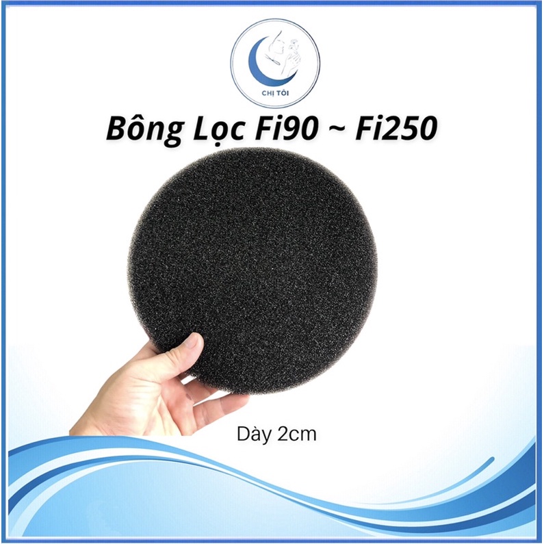 Bông lọc bể cá ( dày 2cm Fi90 ~ Fi 250 )