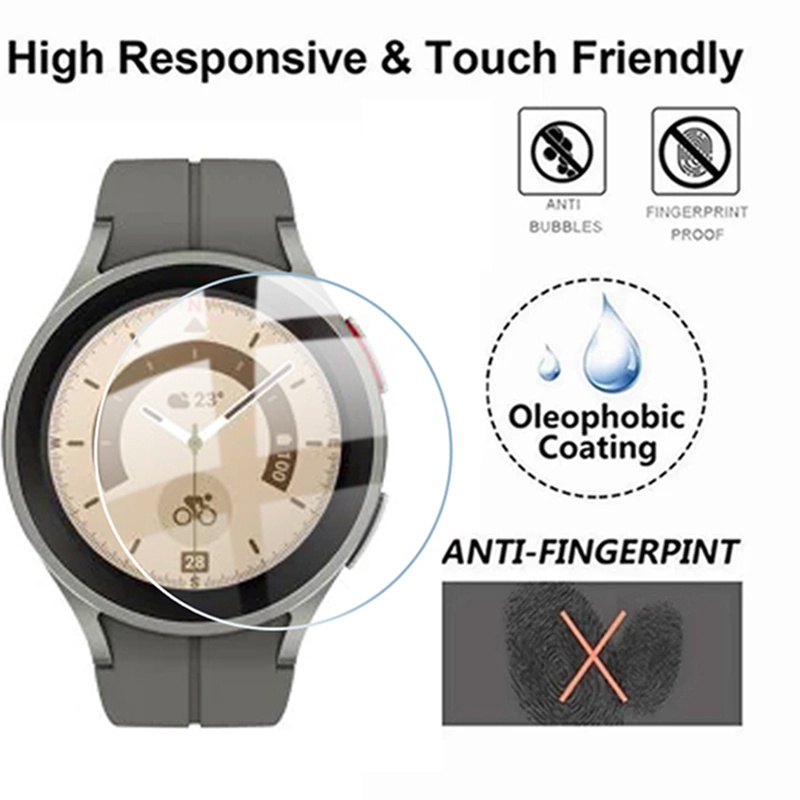 Kính Cường Lực Bảo Vệ Màn Hình Đồng Hồ Samsung Galaxy Watch 5 Pro 45mm 5 / Watch 4 40mm 44mm Watch 5 Pro