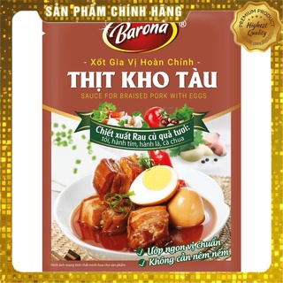 Xốt Gia Vị Hoàn Chỉnh Barona 80g các loại - Sườn xào chua ngọt, Cá kho Riềng, Thịt Kho, Bò Kho. Canh Chua.