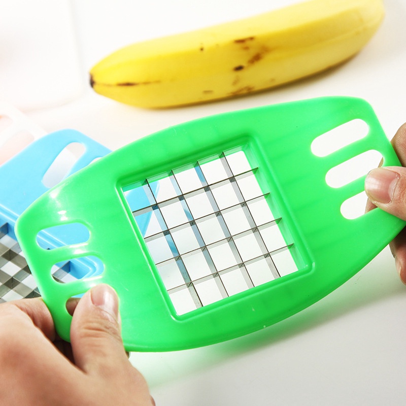 1 Dụng Cụ Cắt Khoai Tây Rau Củ Bằng Thép Không Gỉ Màu Sắc Ngẫu Nhiên