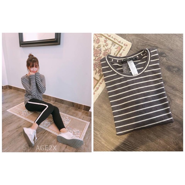 Áo kẻ ngang Striped Tee Age2x