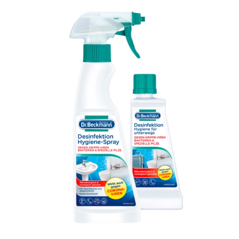 Dung dịch khử khuẩn các bề mặt Dr Beckmann 50ml - Đức
