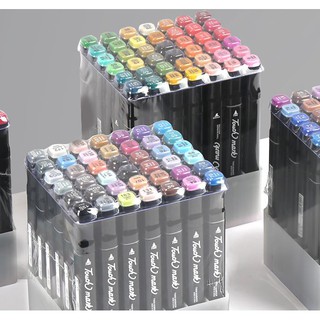 [Link ưu đãi] Bộ 80 Màu Bút Màu Nước Hai Đầu Marker DELI - THÊM QUÀ TẶNG