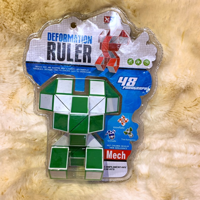 Rubik Biến Thể Hàng Cao Cấp_Rubik Megaminx + Rubik Ruler, Thước Kẻ Ma Thuật + Rubik Tam Giác