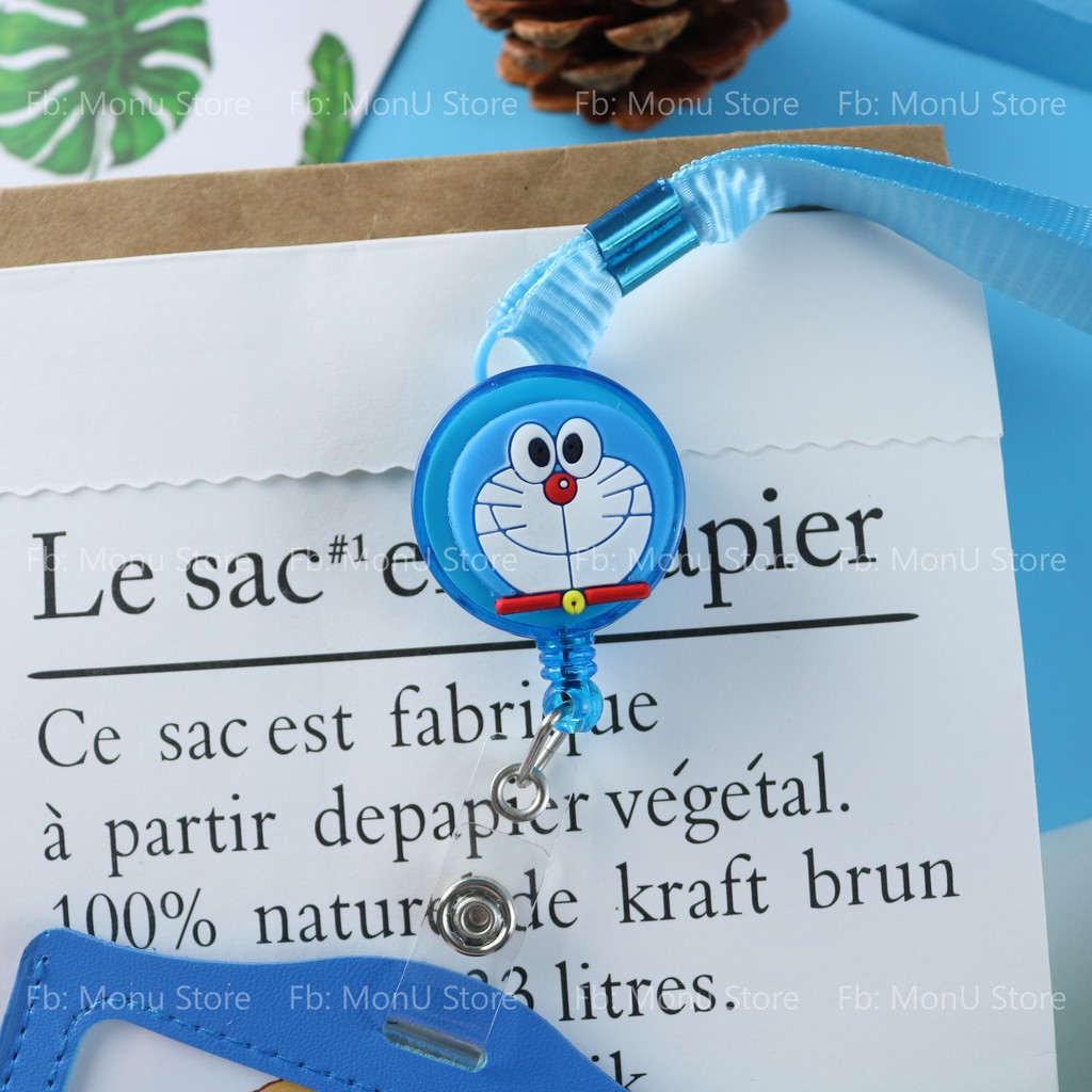 Yoyo co rút thông minh và bảng tên nhân viên hình DORAEMON DOREMON dễ thương cute MON0167