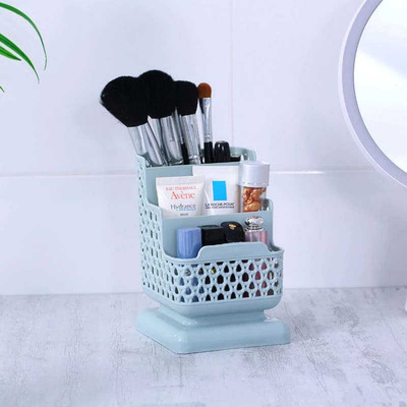 Hộp đựng mỹ phẩm ba tầng màu sắc ngẫu nhiên