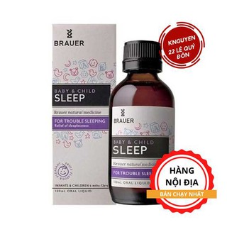 [Hàng Air] Siro Brauer Sleep thảo dược giúp bé ngủ ngon hàng chính hãng Úc