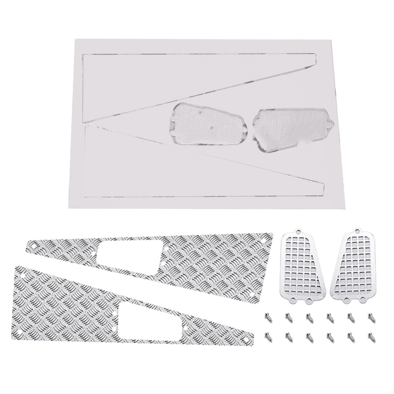 Lưới Tản Nhiệt Kim Loại Chống Trượt Nâng Cấp Cho Xe Hơi Điều Khiển Từ Xa MN D90 D99S MN99S 1 / 12