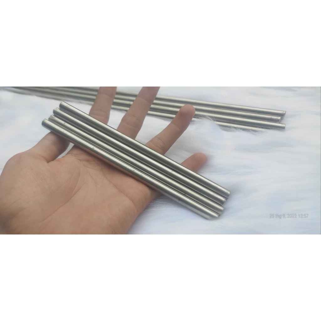 Trục inox tròn đặc phi 4.5mm, 5.2mm, 7mm, 8.2mm,