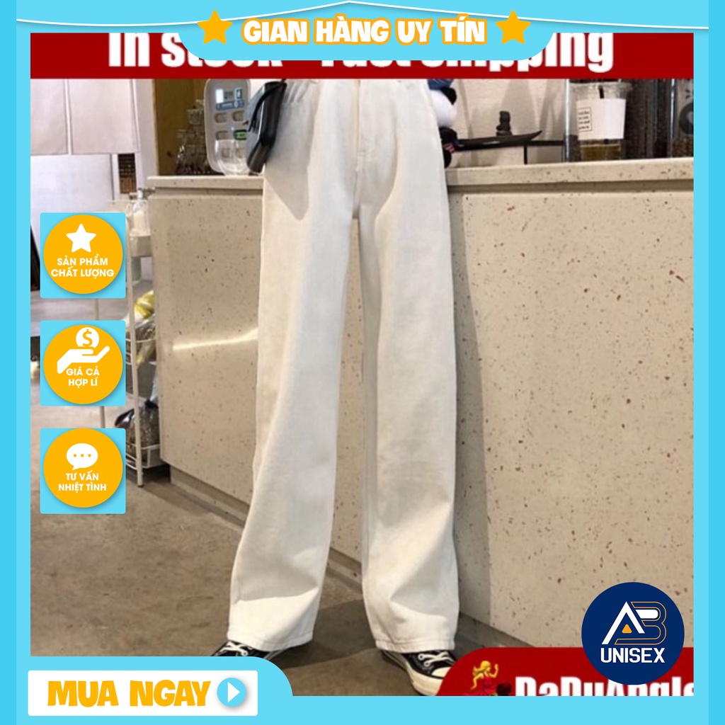 👕👖 [ TOP SALE ]  Quần kaki ống rộng eo cao phong cách Hàn Quốc trẻ trung ⚡ | BigBuy360 - bigbuy360.vn
