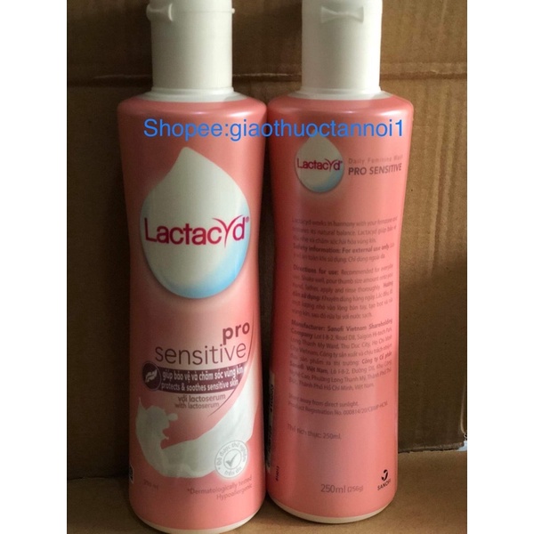 Dung dịch vệ sinh Lactacyd pro sensitive