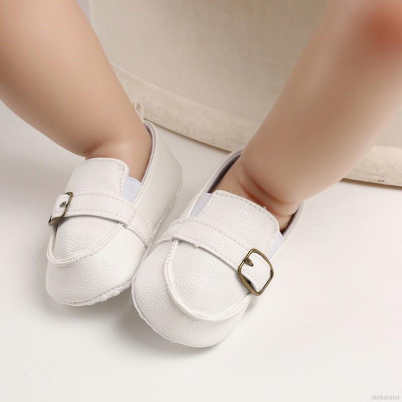 Giày giả da nhiều màu tùy chọn dễ thương cho bé 0-18 tháng tuổi
