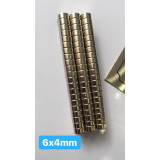 Nam châm viên đất hiếm 6x4mm