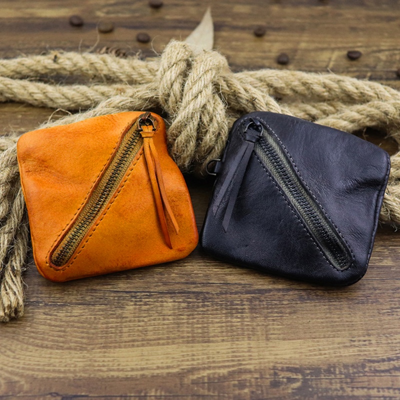 Ví da nhỏ đựng tiền/thẻ/chìa khóa cho nam nữ