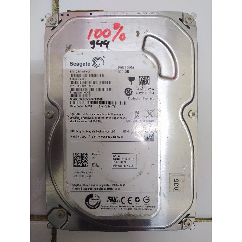 Ổ Cứng Bên Trong 500gb