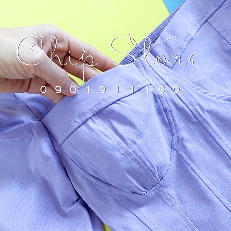 ÁO TAY PHỒNG NẸP CORSET ÔM DÁNG HÀNG CHUẨN - ORDER