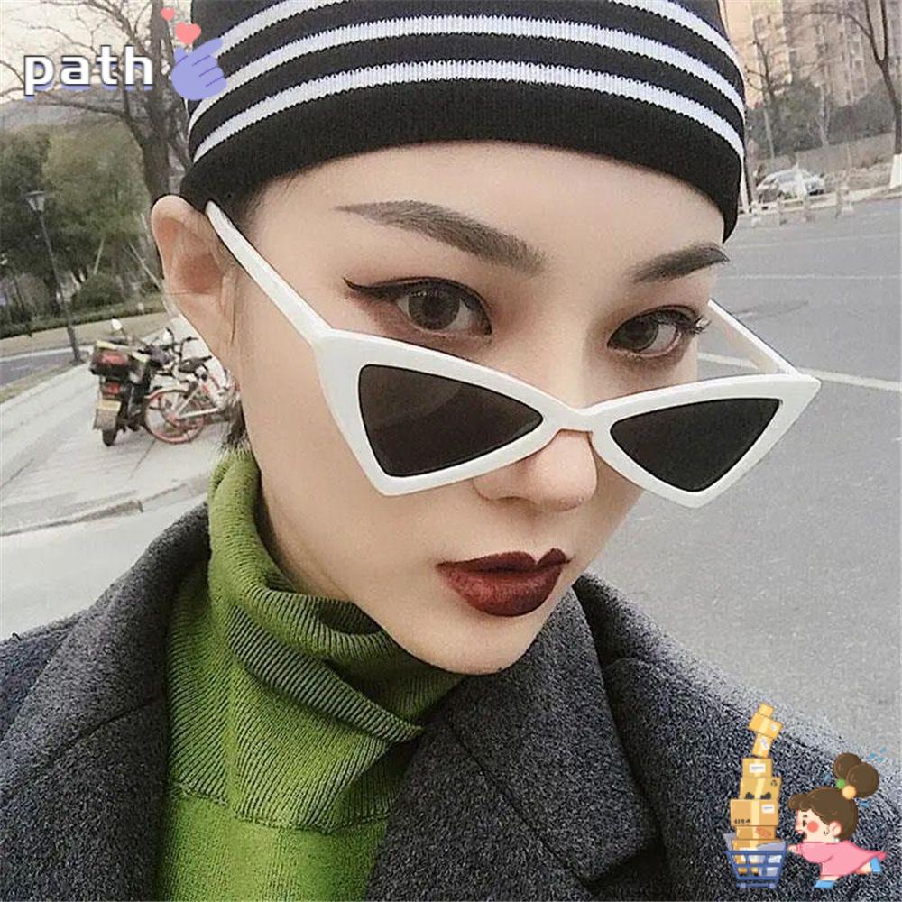 Kính Mát Gọng Mắt Mèo Nhỏ Phong Cách Cổ Điển Cho Nữ