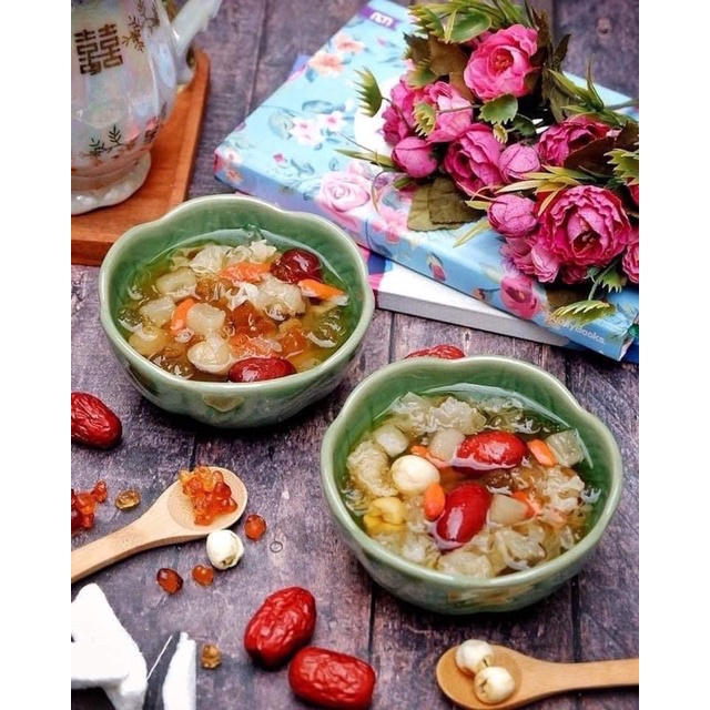 Set chè dưỡng nhan tuyết yến 14 vị 500gr