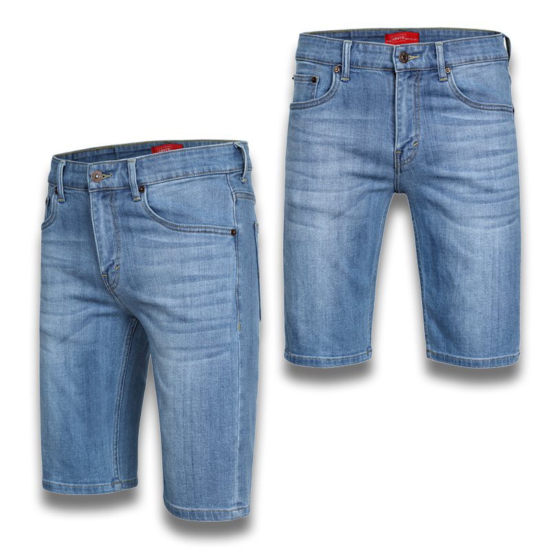 Quần Short Jean Nam Phom Xuông Thoitrang24h Wash Bạc Không Co Dãn Bền Màu Không Bị Ra Màu Khi Giặt Tẩy