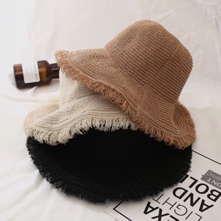 Mũ cói vintage đi biển