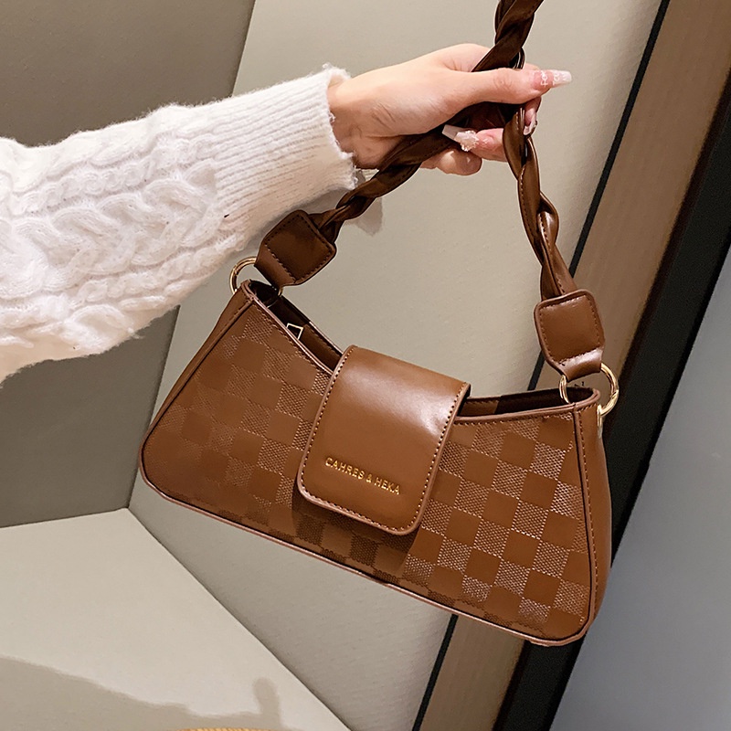 Túi Xách Đeo Vai / Kẹp Nách Cỡ Nhỏ Phong Cách Cổ Điển Thời Trang Thu Đông Mới Chất Lượng Cao Cho Nữ