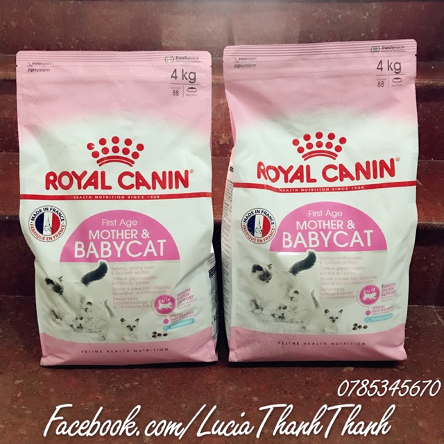 [Freeship HCM trên 150k] THỨC ĂN HẠT KHÔ CHO MÈO ROYAL CANIN MOTHER & BABY CAT 34 - 4 kg