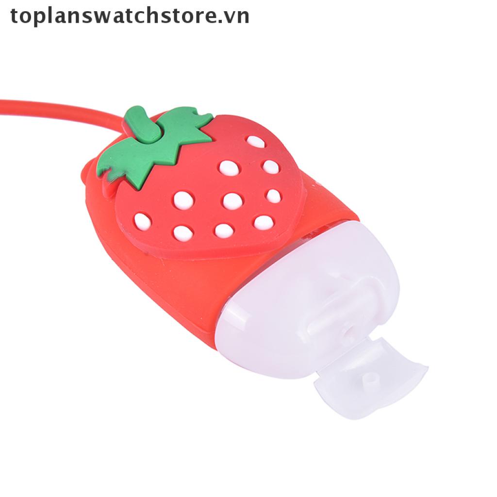 [Hàng mới về] Bình đựng nước rửa tay mini 30ml có nắp tháo rời có dây treo