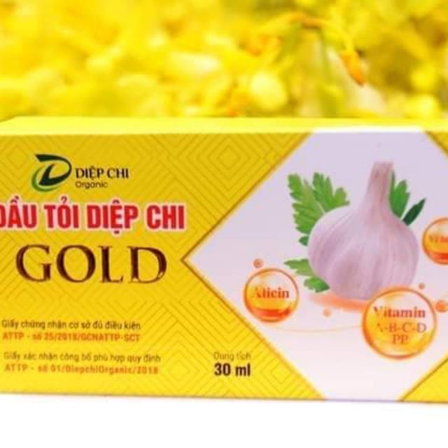 Dầu tỏi Diệp Chi Gold (tặng 1 dầu tràm mini)