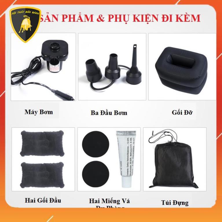 Đệm Hơi Cao Cấp Trên Ô Tô Độc Đáo, Tặng Kèm Bơm Điện 2 Gối Và Lưới Ngăn, Đề Điện Thoại Ipad | BigBuy360 - bigbuy360.vn