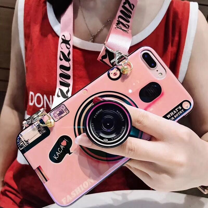 Casing IPhone 12 mini 11 pro 5 5S SE 6 6S 7 8 Plus X Xs Max XR Popsocket Ray Camera Soft Cases