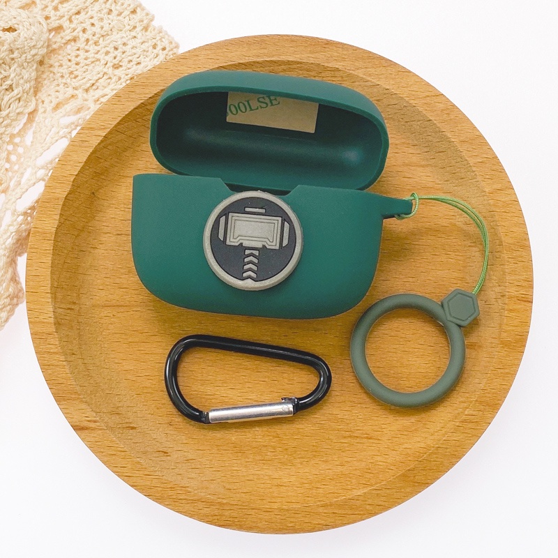 Vỏ Bảo Vệ Hộp Sạc Tai Nghe Không Dây Bằng Silicon Họa Tiết Hoạt Hình Cho JBL T230NC/T130NC TWS