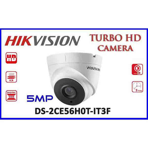 Camera Dome 4 in 1 hồng ngoại 5.0 Megapixel HIKVISION DS-2CE56H0T-IT3F