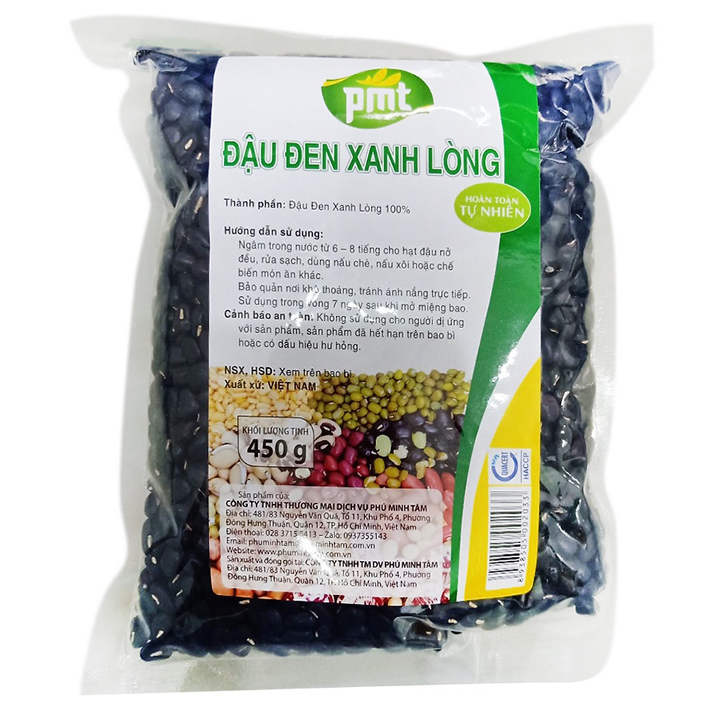 Đậu đen xanh lòng Phú Minh Tâm 450g date:10/2022