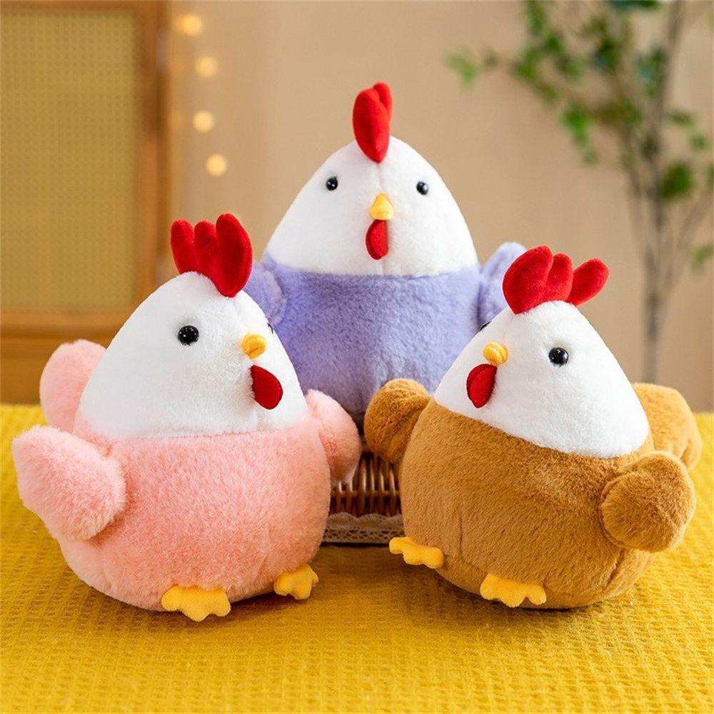 Gà Nhồi Bông Mềm Mại Trang Trí Nhà Cửa