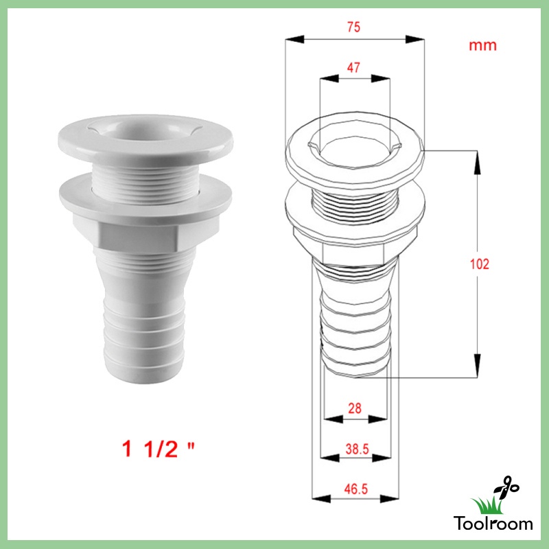 Phụ Kiện Ống Bơm Và Vòi Sục Khí Bằng Nhựa Cho Tàu Thuyền | BigBuy360 - bigbuy360.vn