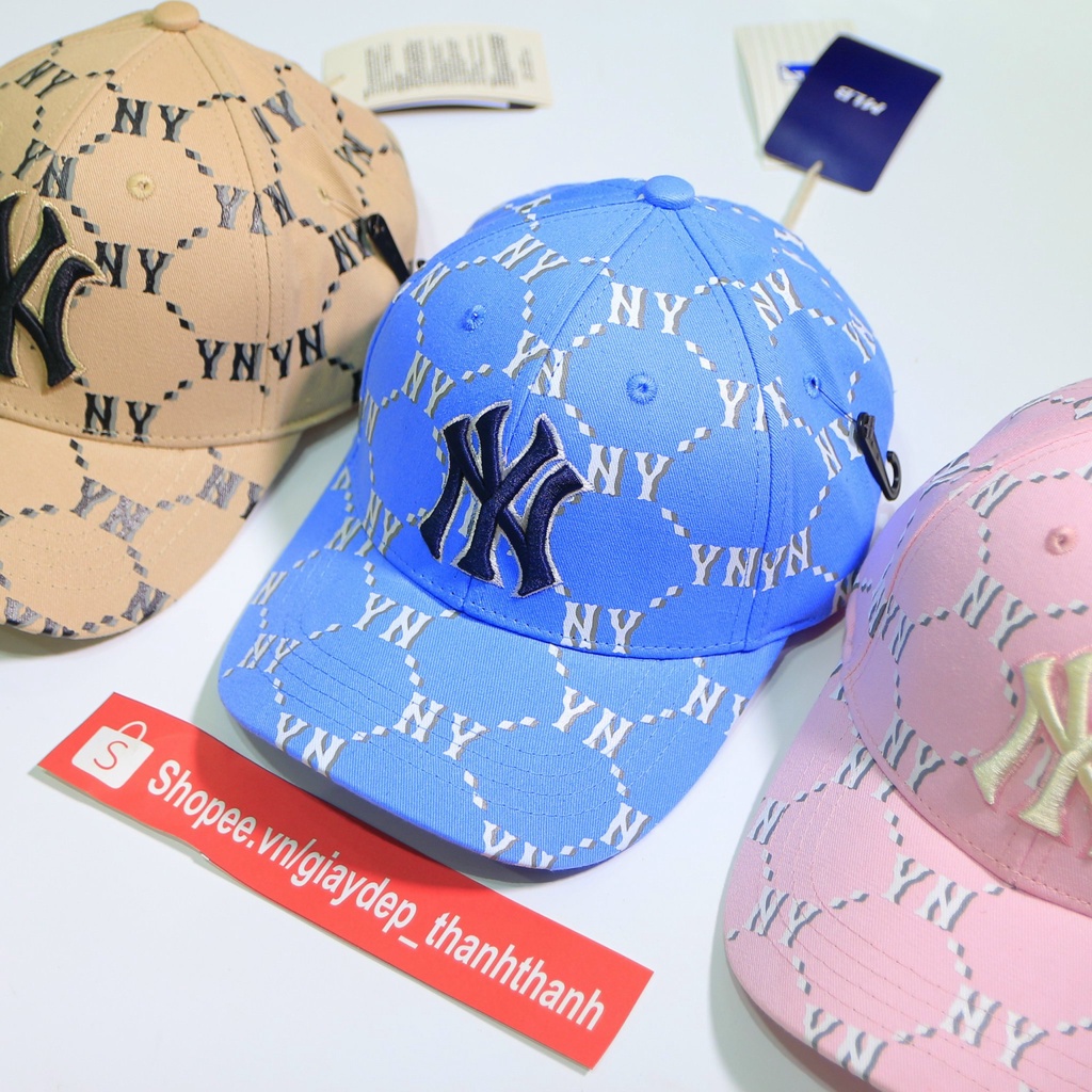 nón mlb-mũ lưỡi trai unisex monogram