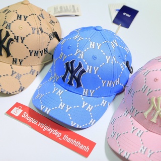 Nón mlb-mũ lưỡi trai unisex monogram