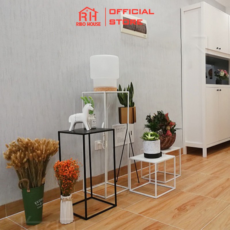 Bộ bàn trang trí RIBO HOUSE bàn khung kim loại sơn tĩnh điện trang trí phòng khách - phòng ngủ,ban công RIBO 157