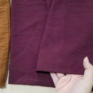 Quần Culottes cạp chun thắt lơ vải đũi