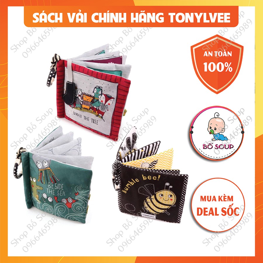 Bộ Sách Vải Tiếng Anh Chính Hãng Tonylvee