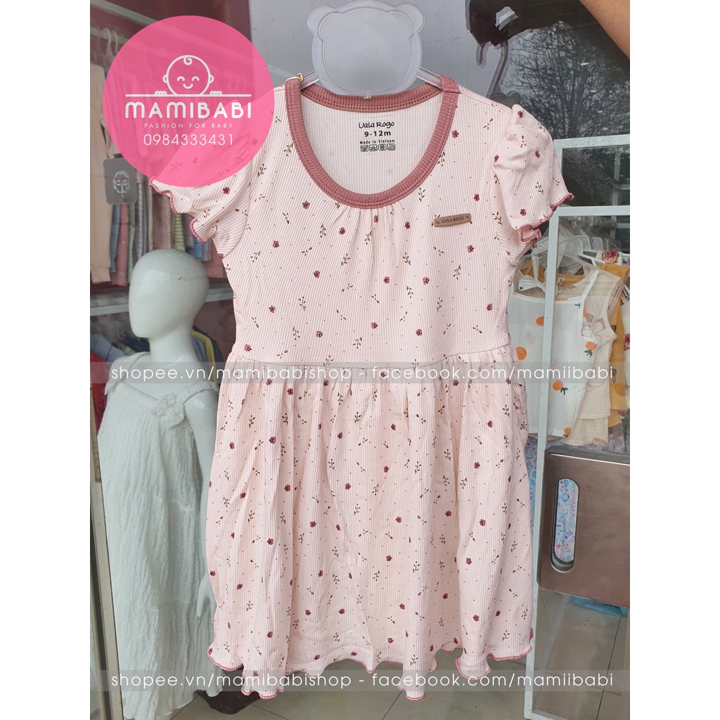 Váy tăm hoa nhí UalaRogo UR3951 cho bé gái