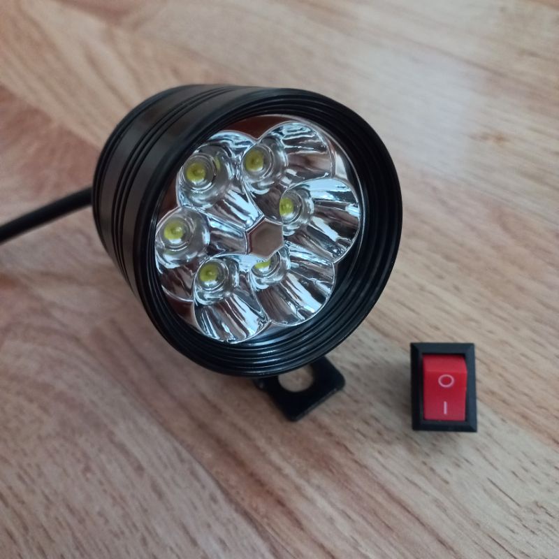 Bóng đền led đèn trợ sáng L6 điện áp dải rộng 12-80V hàng loại 1 cho xe máy hay xe điện
